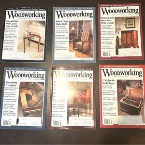 2011 Bundle of 6 Popular Woodworking Magazines